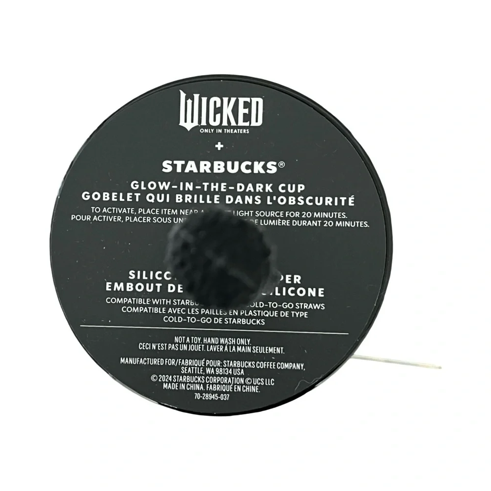 Starbucks Wicked Glow Tumbler | Defy Gravity + SB Wicked Loadable Gift Card NWT - Picture 6 of 9